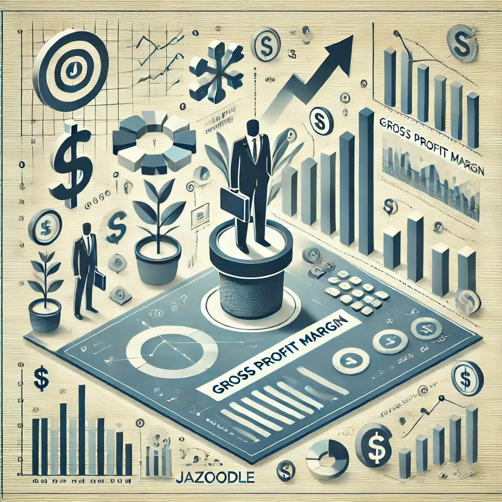 Featured image showing charts, graphs, and profit analysis for tracking gross profit margin in small and medium-sized businesses (SMBs).